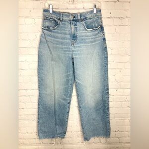 Madewell Perfect Vintage Wide Leg Crop Jean Size 28